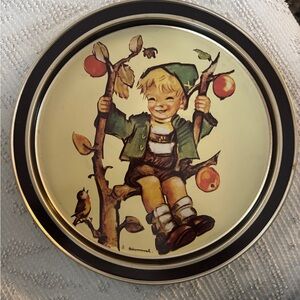 Vintage Hummel Apple Tree Boy Decorative Plate